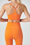 Pine Adjustable Thin Strap Bra Orange - 4