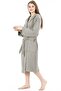 Unisex Hooded 4 Layer 100% Organic Cotton Premium Multi Muslin Ultra Soft Bathrobe - 3