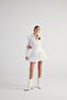 Elastic Waist Mini Balloon Lexi Skirt White - 4