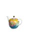 Estelle Bone China Porcelain Mixed Pattern Round Teapot 1300 ml
