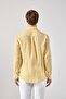 100% Linen Men's Shirt - Collar ButtoneD, Comfort Fit - 7