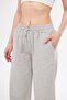Harajuku Zip Detail Gray Tracksuit Oversize Sweatpants - 4