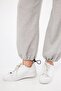 Harajuku Zip Detail Gray Tracksuit Oversize Sweatpants - 5