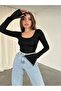 Spanish Sleeve Basic Crop Top - 2