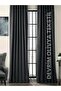 Luxury 1St Classroom Special Tailored Anthracite Blackout Lightproof Background Curtain Extralated Blackout Blackout