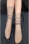 Parla Sparkling Tulle Bridal Socks Evening Dress Socks Black-Silver - 7
