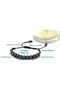 Hematite Energy, Strength and Balance Natural Stone Double Row Bracelet - 4