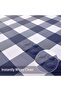 Fiesta Fiber Lined PVC Non-Slip Stain-Proof Removable Tablecloth / PLAID - 4