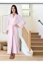 Effortt Pink Women's Dressing Gown