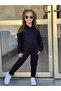 Girl's Bottom Top Set Long Sleeve Hooded Sweat and Pant Double Set - 5