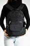 Klinkir Fabric Women's Backpack Lightweight Rainproof Ideal for Daily Use 37*27 cm - 3