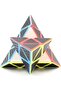 Moyu Meilong Pyraminx - مكعب سرعة الذكاء والذكاء من ألياف الكربون - 5