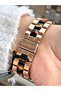 Rose and Leopard Pattern Color Functions Active Steel Women Wrist Watch Fn-4006.2R - 3