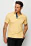 Men's Polo Neck T-shirt Yellow - 5