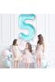 2 Figures Pastel Blue Foil Balloon 76 cm - 6