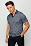 Men's Polo Neck T-shirt Smoked