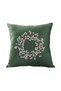 43X43 Christmas Throw Pillow Cover New Year Tree Floral Christmas Happy New Year - 2