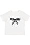 Black Lace Butterfly Printed Crop Blouse - 2