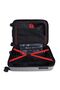 Reptile ABS Carry-On, TSA Lock, 4 Double Wheels, 20 Inch Silver - 7