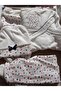 Unisex Baby White Patterned Polka Dot Hospital Release Pack of 5 - 2