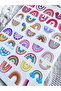 Rainbow Sticker Set 40 Pieces Average 4-5 cm Sizes Adhesive Sticker Bullet Journal Sticker - 2