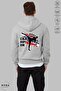 Unisex Thick Winter Fabric Zippered Jacket Oversize Long Sleeve Muay Thai Printed Cotton Embroidered