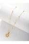 Y2K Gold Charm Necklace - Sun Emblem Necklace - 3