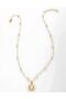 Y2K Gold Charm Necklace - Sun Emblem Necklace - 2