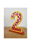 2 Years Old Birthday Table Decor (Galatasaray Theme Yellow-Red) - 4