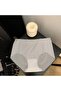 Ice Silk Non-Marking Seamless Ghost Ultra Thin Laser Cut Micro Transparent High Waist Panties - 4