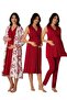 Effortt 8036 Cherry 4-Piece Maternity Pregnant Set - 2