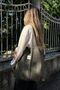 Gabardine Cloth Bag - Khaki (Magnet Fence - 45X40X10Cm - 100% Cotton)