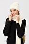 Women's Knitwear Aphrodite Scarf Bone - 4