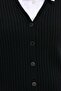 Women's V-Neck Seamless Vest Black - 5