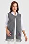 Women's Skirt Floral Tassel Vest Smoked - 7