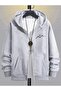 Trendy Clothing Hooded Zip-Up Jacket with Printed Design in Vibrant Colors - 5