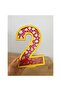 2 Years Old Birthday Table Decor (Galatasaray Theme Yellow-Red) - 2