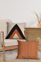 Set of 4 Double-Sided Digital Printed Black Cream Bohemian Pillowcase Throw Pillow Set – Zippered, 43X43 cm - 3