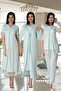 Effortt 5046 Maternity Maternity Set of 4 with Guipure Dressing Gown - 3