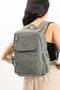 Lightweight and Rainproof Clinker Fabric Cover Model Backpack - Front and - 4