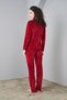 24579 Women's Crew Neck Velvet Sports Suit - 4