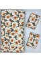 100% Cotton Fabric Fitted Sheet+Pillowcase Corner Depth 28-30 CM Soft Fabric New Season