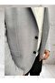 Vad Light Gray Honeycomb Textured Men's Blazer Sports Jacket - 4