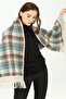 Women's Tricolor Shawl V.beige - 5