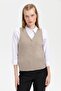 Women's V-Neck Seamless Vest Mink