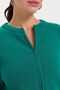 Women's Crew Neck Seamless Zippered Wool Cardigan A.Ö.Başı - 4