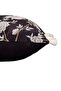 Luxury Velvet 43x43 Cm Throw Pillow Case Decorative Soft Living Room Sofa Avant-Garde Fringed Black - 2