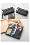 Smoky Black Color Soft Leather Useful Wallet with Bracelet New Season - 3