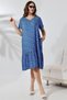 LIKAPA WOMEN'S SUMMER SHORT-SLEEVE Viscose RUFFLED DRESS WITH POCKETS - 6
