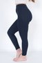 Raised Navy Blue Thermal Underwear Unisex Daily Cotton Thermal Leggings